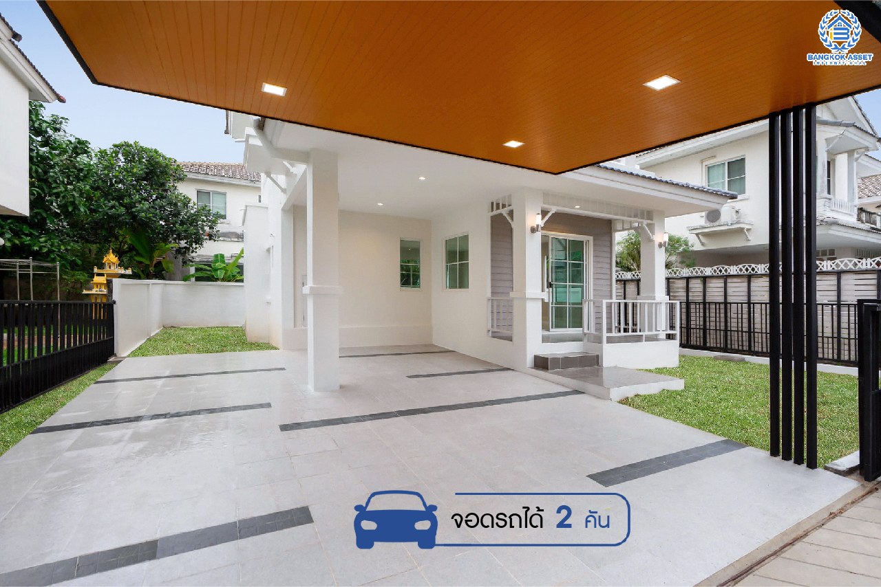 บ้านมือสองตกแต่งใหม่ คุณภาพแบรนด์ LH ม.ชลลดา บางใหญ่-เซ็นทรัลเวสต์เกต เนื้อที่ 54.3 ตร.ว. ฟังก์ชั่น 3 ห้องนอน 2 ห้องน้ำ 2 ที่จอดรถ Facilities ครบครัน พร้อมทุกการเข้าอยู่ บนทำเลเดินทางสะดวก ใกล้ถ.กาญจนาภิเษก เพียง 10 นาทีถึงรถไฟฟ้า "สถานีคลองบางไผ่"